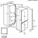 ZANUSSI Combi integrable  ZNLN18FS1, Cíclico, Integrable. Nueva clase F