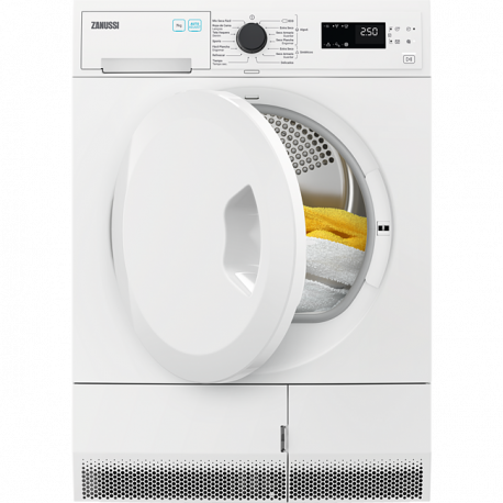 ZANUSSI Secadora Condensación  ZDPB274B, 7 Kg, Blanco. Clase B