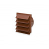 TECSY-AIR PERFECT TECSY-AIR 4044046 PERFECT 150 REJILLA DE FACHADA ROJO LADRILLO