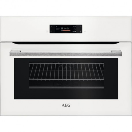 AEG Horno multifunción  KMK768080W, Blanco,