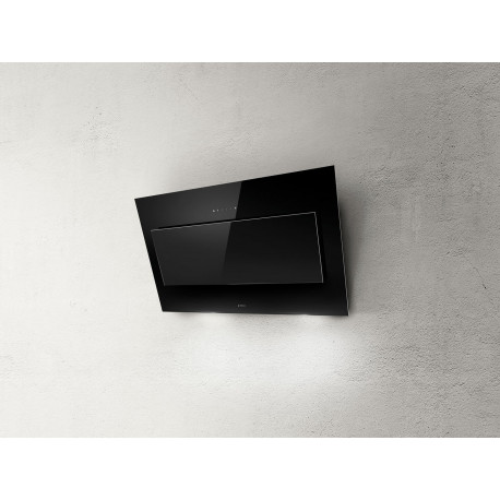 ELICA Campana decorativa pared  VERTIGO BL/F/90. PRF0079553C , 90 cm, Negro, Clase menor B