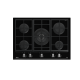 TEKA Encimera a gas  EXACT FLAME GZC 75330 XBA BK NEGRO BUT (NAT) 112570188, 3 zonas, Negro, acabado biselado, Zona Gigante