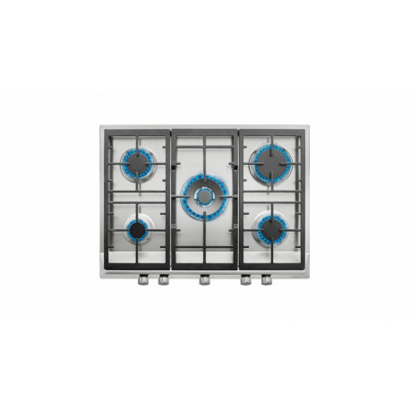 TEKA Encimera a gas  EX 70.1 5G AI AL DR CI BTN SS INOX BUT (NAT) 112610043, 4 zonas, Inoxidable, Zona Gigante
