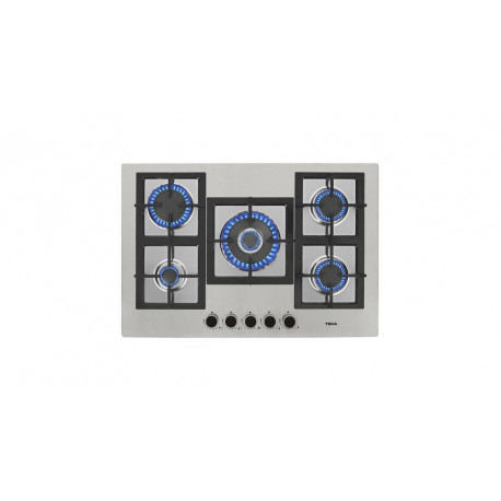 TEKA Encimera a gas  EFX 70.1 5G AI AL DR CI BTN SS INOX BUT (NAT) 112610049, 5 zonas, Inoxidable, Zona Gigante