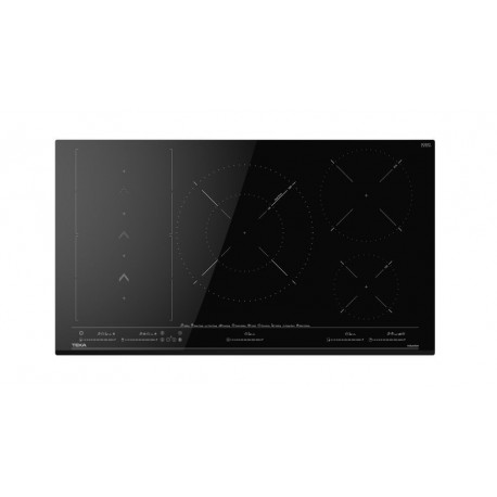 TEKA Encimera inducción  MASTERSENSE SLIDE IZS 97630 MST BK NEGRO 112500034, Flexible, Negro, acabado biselado