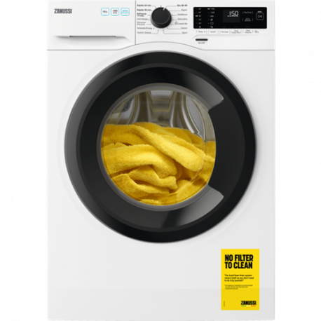 ZANUSSI lavadora carga frontal  ZWF142F1G2, Más de 9 Kg, de 1400 r.p.m., Blanco, Clase A