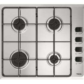 TEKA Encimera a gas  HLX 640 KLNOE  INOX 112620032, 4 zonas,GAS BUT,