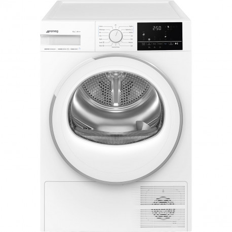 SMEG Secadora Bomba de calor  DN83SEES. 8 Kg, Blanco. Clase A+++