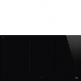 SMEG Encimera Inducción  SIM3964D. Más de 5 zonas, Negro.