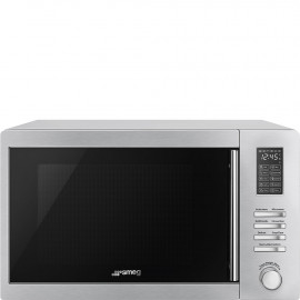 SMEG Microondas libre instalación  MOE34CXI2. Con Grill, Inoxidable. Para mueble de 50 cm