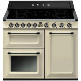 SMEG Cocina Eléctrica  TR103IP2. Más de 4 zonas, Crema,. Clase A