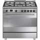 SMEG Cocina horno eléctrico  BG91PX2. Más de 4 zonas, Inoxidable. Clase A+