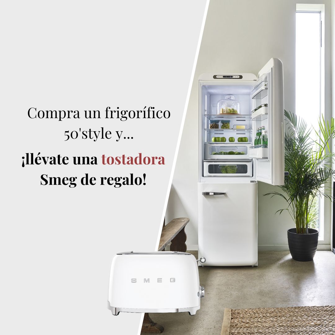 Tostadora de Regalo por la compra de un frigorífico 50´style (ver productos adscritos a la promoción)